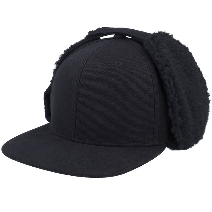 Equip 【 Canvas Flatbrim Black Earflap Men Black 】 黒色 ブラック メンズ 黒色 ブラック|スニケス
