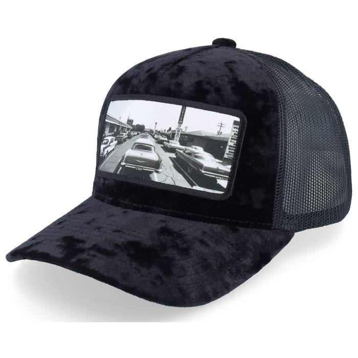 Calza Pennello 【 50S Classic Cars Velvet Black A-Frame Trucker Men Black 】 クラシック 黒色 ブラック トラッカー メンズ 黒色 ブラック 16,576円