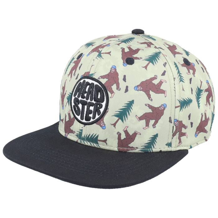 Headster 【 Kids Big Foot White Sand/Black Snapback Kids Beige 】 白色 ホワイト Snapback スナップバック バッグ ジュニア キッズ ベージュ