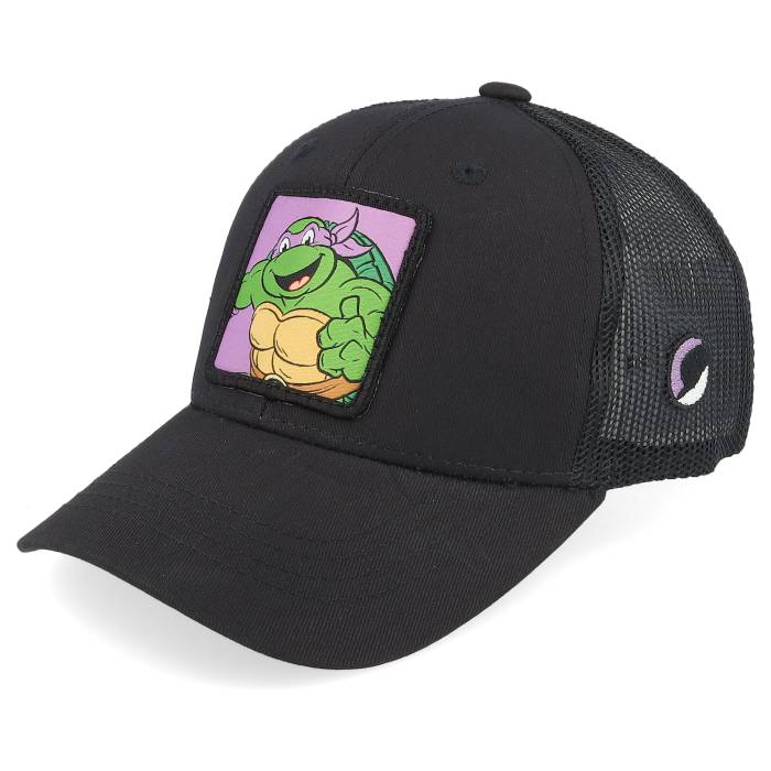 Tmnt 【 Kids Donatello Box Black Trucker Kids Black 】 ボックス 黒色 ブラック トラッカー ジュニア キッズ 黒色 ブラック|スニケス