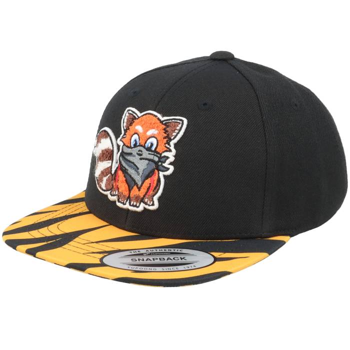 Kiddo Cap 【 Kids Hatsie The Red Panda Black/Tiger Snapback Kids Black 】 Red 赤・レッド Snapback スナップバック バッグ ジュニア キッズ 黒色 ブラック｜スニケス