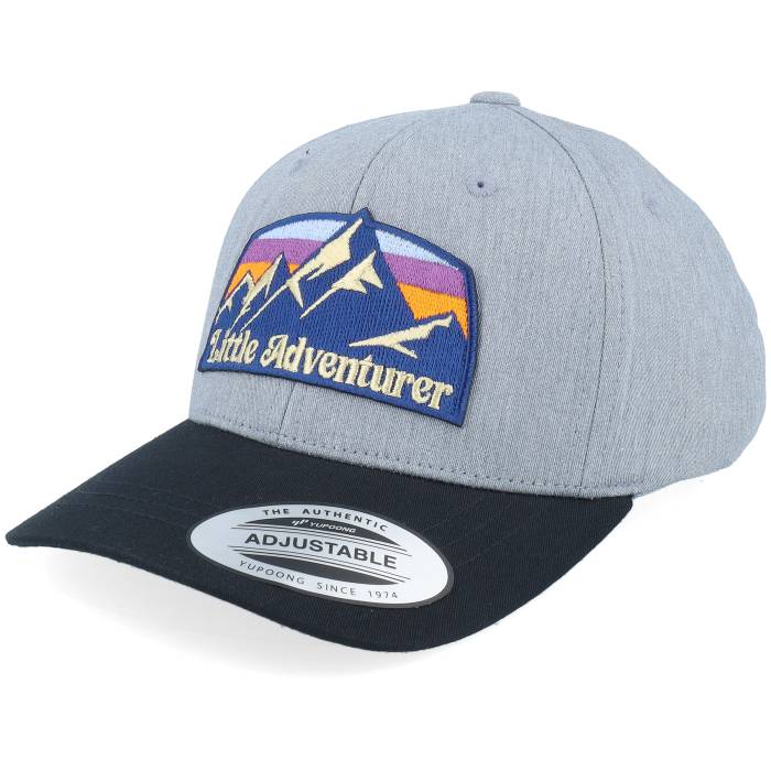 Kiddo Cap 【 Kids Little Adventurer Mountain Heather Grey/Black Adjustable Kids Grey 】 heather ヘザー ジュニア キッズ 灰色 グレー｜スニケス