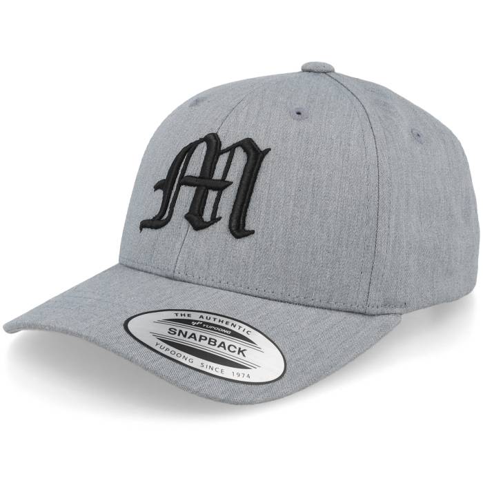 Kiddo Cap 【 Kids M Letter 3D Heather Grey Adjustable Kids Grey 】 heather ヘザー 灰色 グレー ジュニア キッズ 灰色 グレー