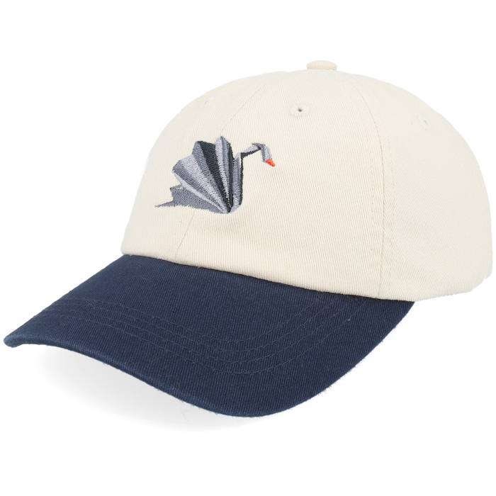 Seeberger 【 Kids Paper Black Swan Stone/Navy Washed Dad Cap Kids Beige 】 黒色 ブラック キャップ 帽子 ジュニア キッズ ベージュ