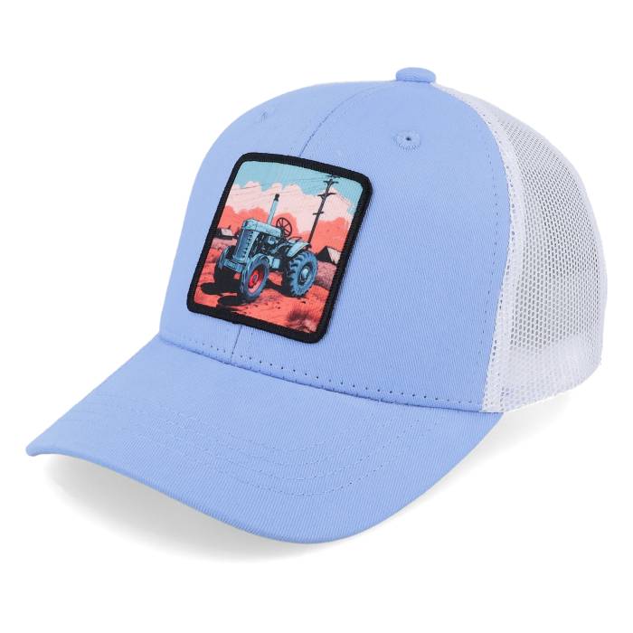Kiddo Cap 【 Kids Tractor And Clouds Patch Light Blue/White Kids Blue 】 ジュニア キッズ 青色 ブルー｜スニケス