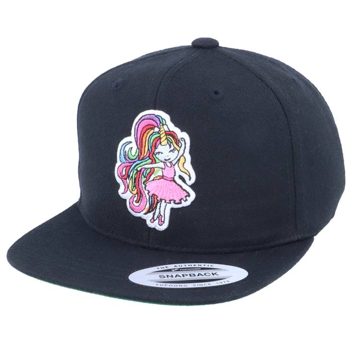 Unicorns 【 Kids Unicorn Ballerina Black Snapback Kids Black 】 バレリーナ 黒色 ブラック Snapback スナップバック バッグ ジュニア キッズ 黒色 ブラック｜スニケス 14,688円