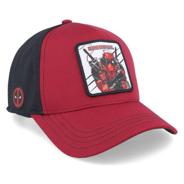 Capslab 【 Marvel Deadpool Black/Red Trucker Men 】 トラッカー メンズ