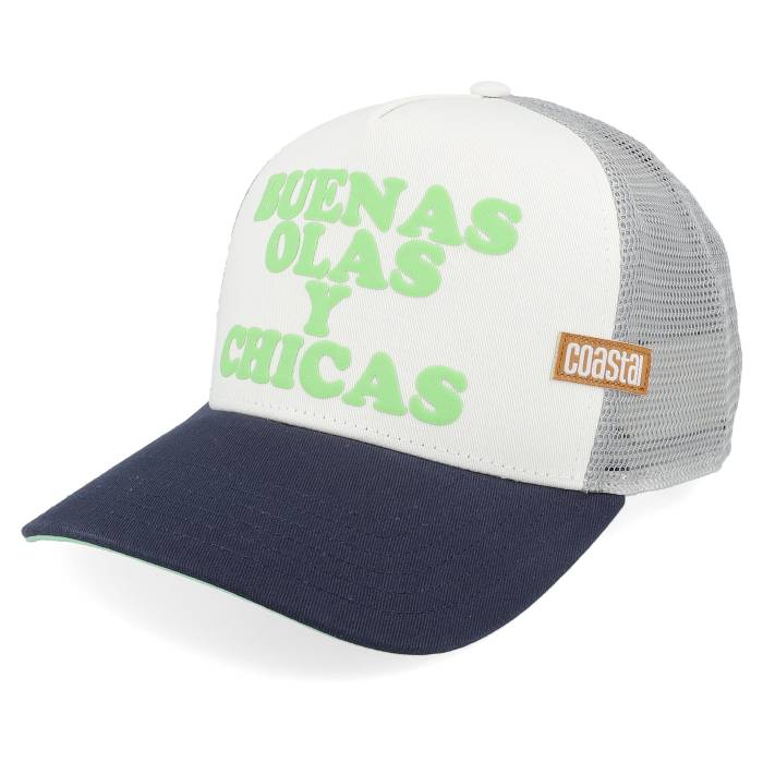 Coastal 【 Hft Olas Y Chicas White/Navy A-Frame Trucker Men White 】 トラッカー メンズ 白色 ホワイト|スニケス