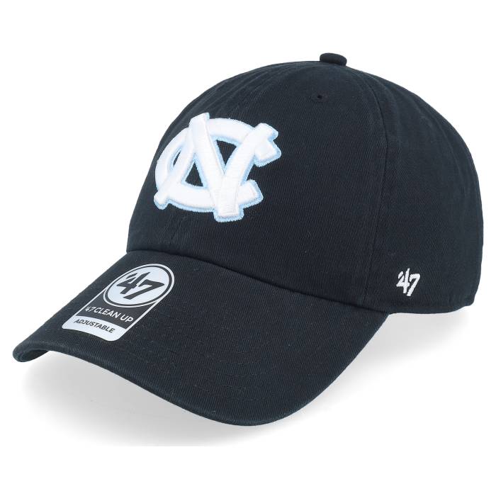 フォーティーセブンブランド 47 Brand 【 North Carolina Tar Heels Clean Up Black Adjustable Men Black 】 ノース カロライナ 黒色 ブラック メンズ 黒色 ブラック|スニケス