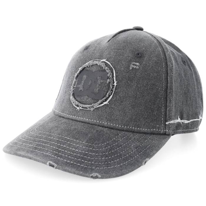 ディーシー Dc 【 Sharp Point Cap Washed Black Adjustable Men Black 】 旗がしら かぶり笠 黒いこと 黒いこと メンズ 黒いこと 黒いこと