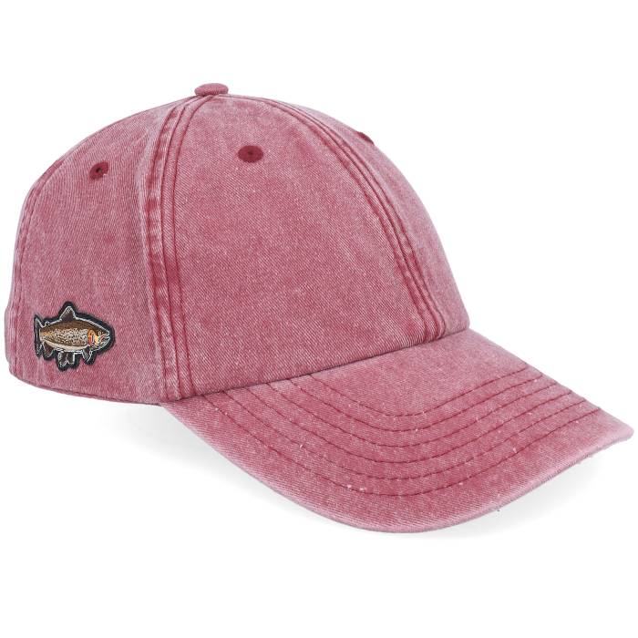 Skillfish 【 Tiny Brown Trout Vintage Washed Red Dad Cap Men Red 】 茶色 ブラウン vintage ビンテージ・ヴィンテージ Red 赤・レッド キャップ 帽子 メンズ Red 赤・レッド|スニケス