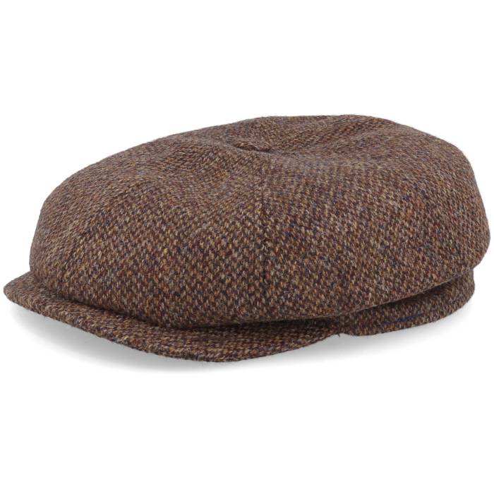 Mjm Hats 【 Blue Line Mio Shetland Wool Brown Flat Cap Men Brown 】 青色 ブルー 茶色 ブラウン キャップ 帽子 メンズ 茶色 ブラウン｜スニケス