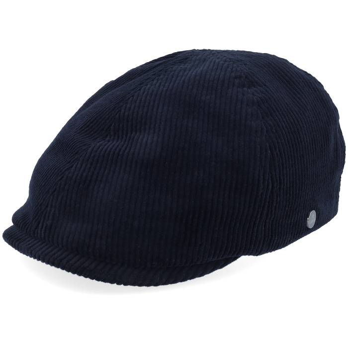 【★百貨店SALE★6/11真夜中2時迄】Lierys 【 Duck Cap Corduroy Navy Flatcap Men Blue 】 旗がしら 鳥打ち帽 コール天 紺色 米国海軍 メンズ 青碧 青碧