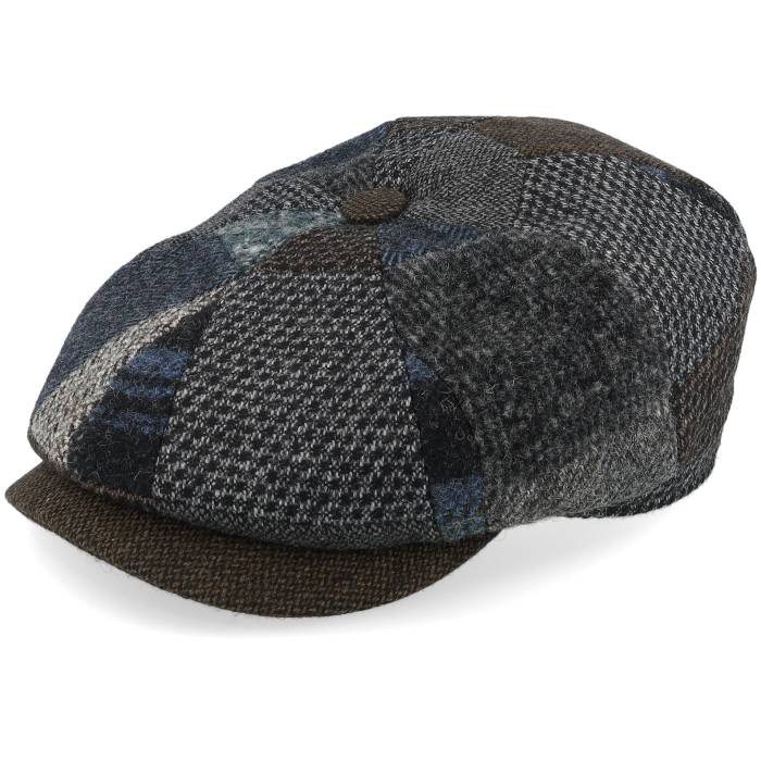 ステットソン Stetson 【 Hatteras Patchwork Multicolor Flat Cap Men 】 キャップ 帽子 メンズ