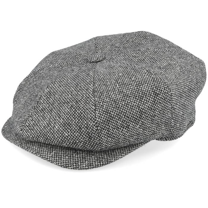 【 Retro Cap Grey Melange Newsboy Flat Cap Men Grey 】 レトロ キャップ 帽子 灰色 グレー メンズ 灰色 グレー|スニケス