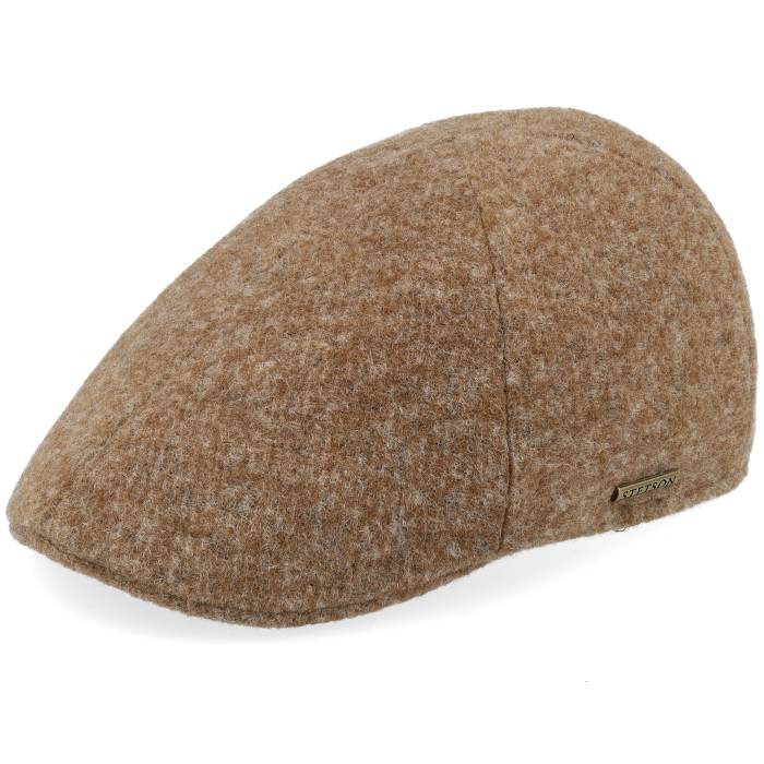 ステットソン Stetson 【 Texas Jersey Cognac Melange Flat Cap Men Beige 】 テキサス ジャージ キャップ 帽子 メンズ ベージュ｜スニケス