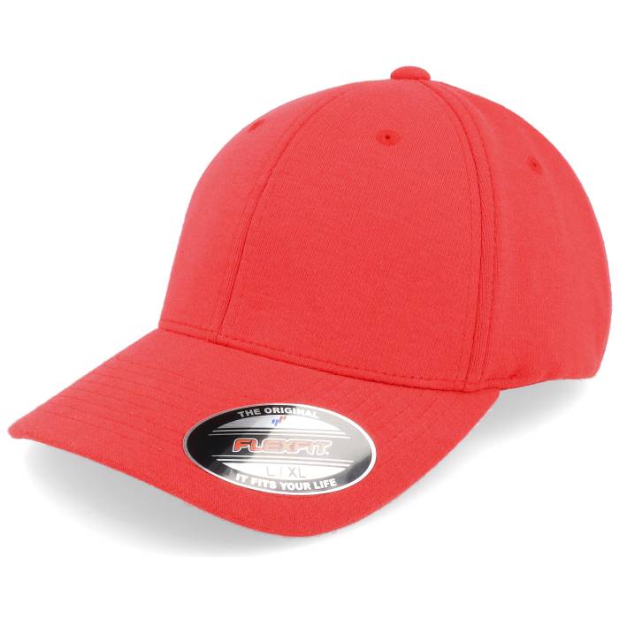 Flexfit 【 Double Jersey Red Men Red 】 ジャージ Red 赤・レッド メンズ Red 赤・レッド