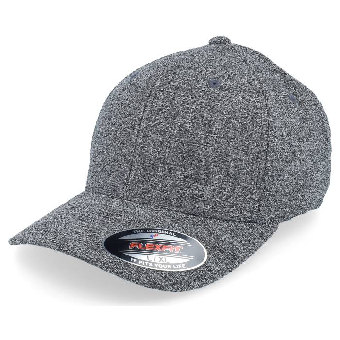 Flexfit 【 Melange Cap Dark Heather Grey Men Grey 】 キャップ 帽子 heather ヘザー 灰色 グレー メンズ 灰色 グレー｜スニケス