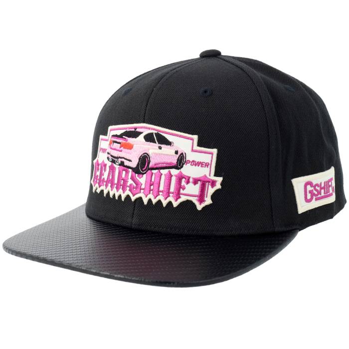 Gearshift 【 Pink Power Gshift Car Carbon Black Snapback Men Black 】 pink ピンク Power パワー カーボン 黒色 ブラック Snapback スナップバック バッグ メンズ 黒色 ブラック｜スニケス