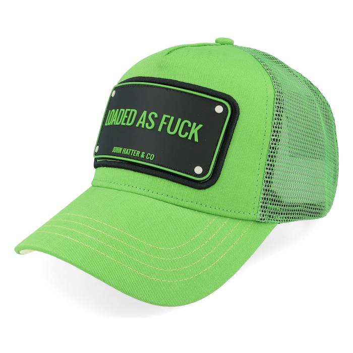 John Hatter & Co 【 Loaded As Fuck Green A-Frame Trucker Men Green 】 green 緑・グリーン トラッカー メンズ green 緑・グリーン