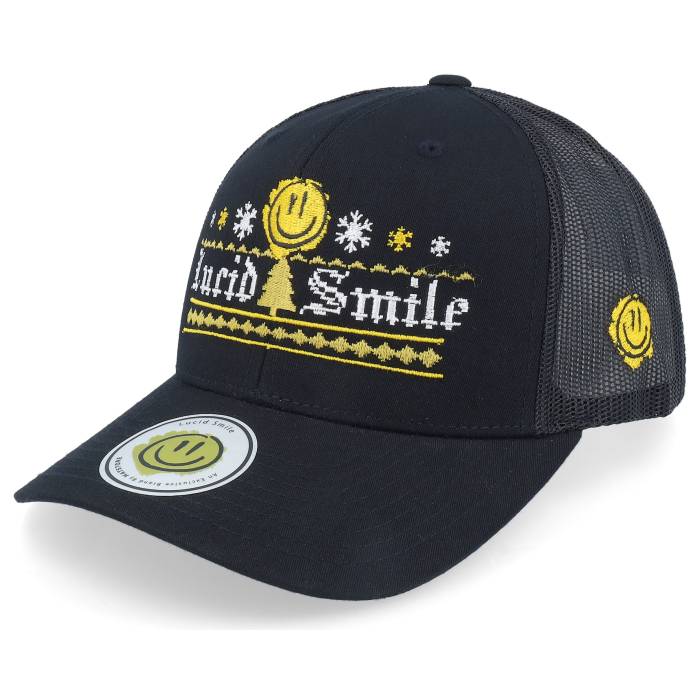 Ho-Ho-Hats 【 Ugly Christmas Logo Black Trucker Men Black 】 クリスマス ロゴ 黒色 ブラック トラッカー メンズ 黒色 ブラック|スニケス