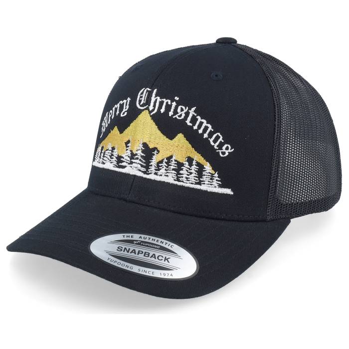 Ho-Ho-Hats 【 Ugly Merry Christmas Mountain Black Trucker Men Black 】 クリスマス 黒色 ブラック トラッカー メンズ 黒色 ブラック｜スニケス 15,675円