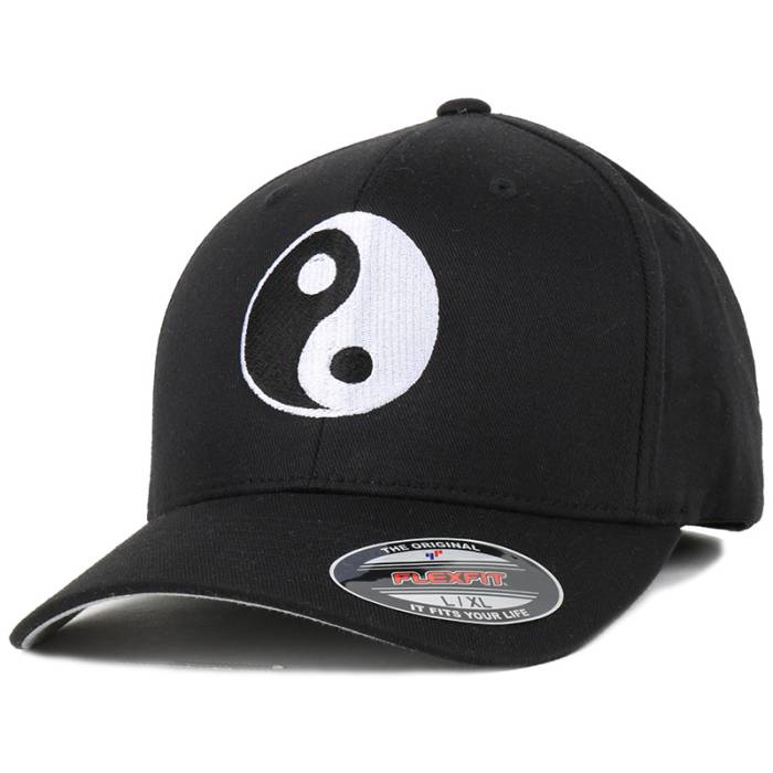 アイコニック Iconic 【 Yin & Yang Black/White Flexfit Men Black 】 メンズ 黒色 ブラック