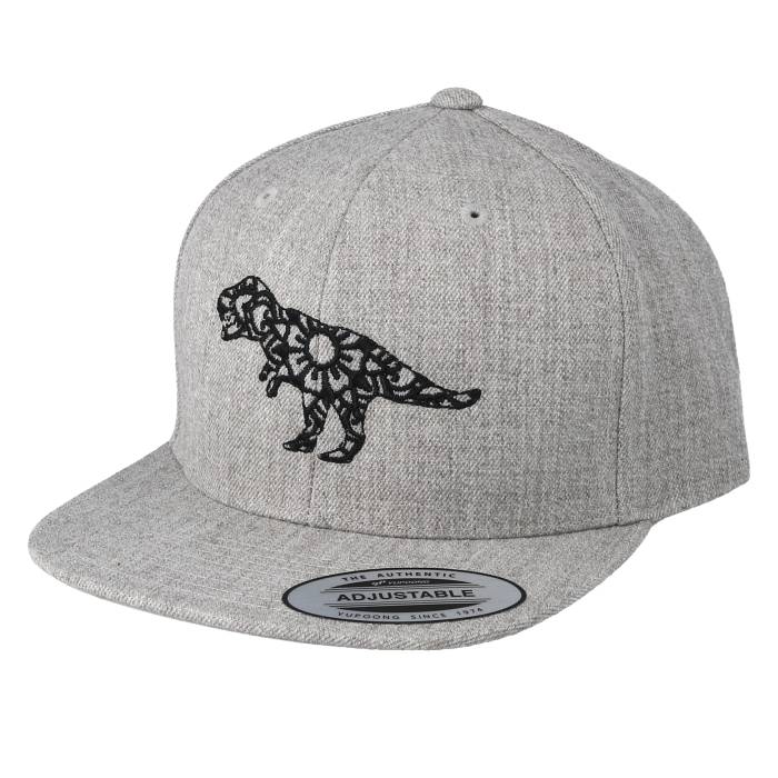 Kiddo Cap 【 Kids Mandala T-Rex Grey Snapback Kids Grey 】 灰色 グレー Snapback スナップバック バッグ ジュニア キッズ 灰色 グレー｜スニケス