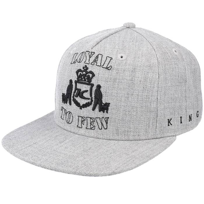 King Apparel 【 Earlam Stone Snapback Men Grey 】 Snapback スナップバック 御徒面子 メンズ 薄墨色 薄墨色