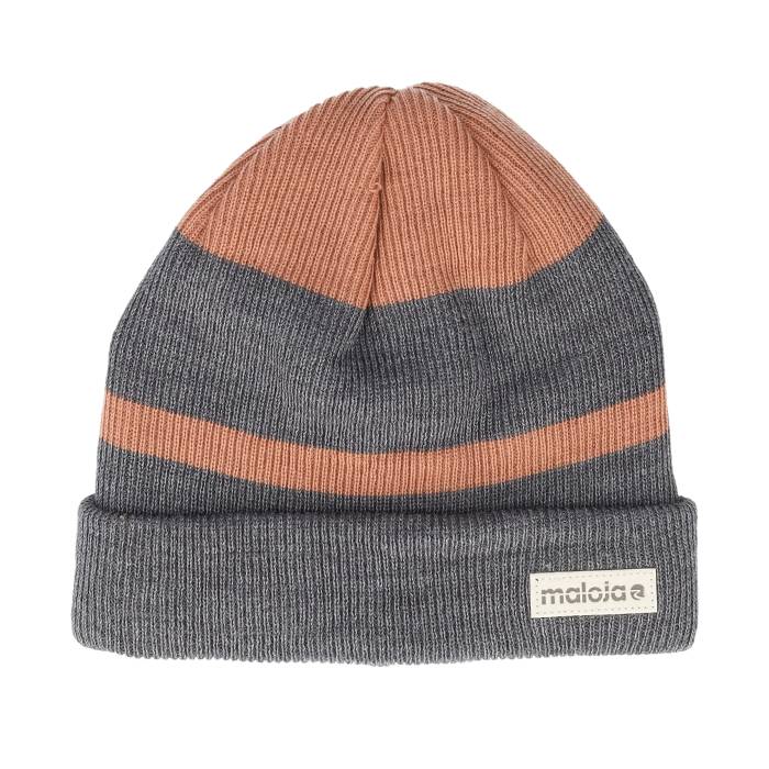 Maloja 【 Vittorio Knit Beanie Rosewood Multi Cuff Men Grey 】 編み物 旗がしら かぶり笠 メンズ 薄墨色 薄墨色