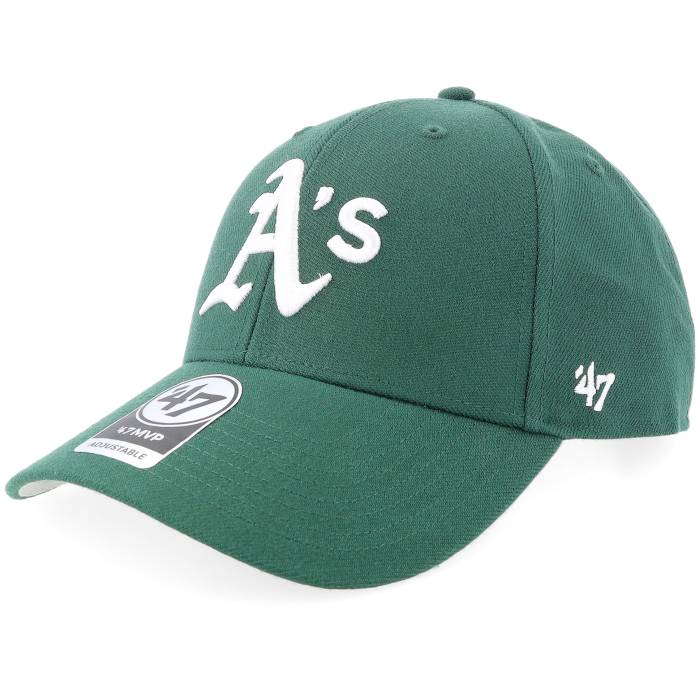 フォーティーセブンブランド 47 Brand 【 Oakland Athletics Mvp Dark Green Adjustable Men Green 】 オークランド アスレチックス green 緑・グリーン メンズ green 緑・グリーン|スニケス