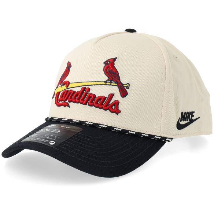 Nike Mlb 【 St. Louis Cardinals Rise Natural/Black A-Frame Adjustable Men Beige 】 カージナルス ライズ メンズ ベージュ