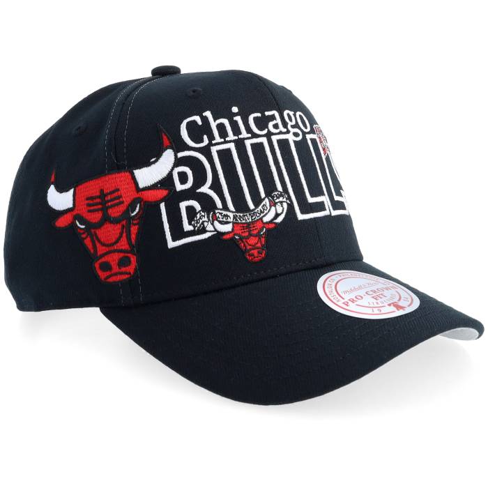 ミッチェル\u0026ネス Mitchell \u0026 Ness 【 Chicago Bulls Mash Up Pro Black Adjustable Men Black 】 風の強い町 ブルズ 労働者階級 黒いこと 黒いこと メンズ 黒いこと 黒いこと