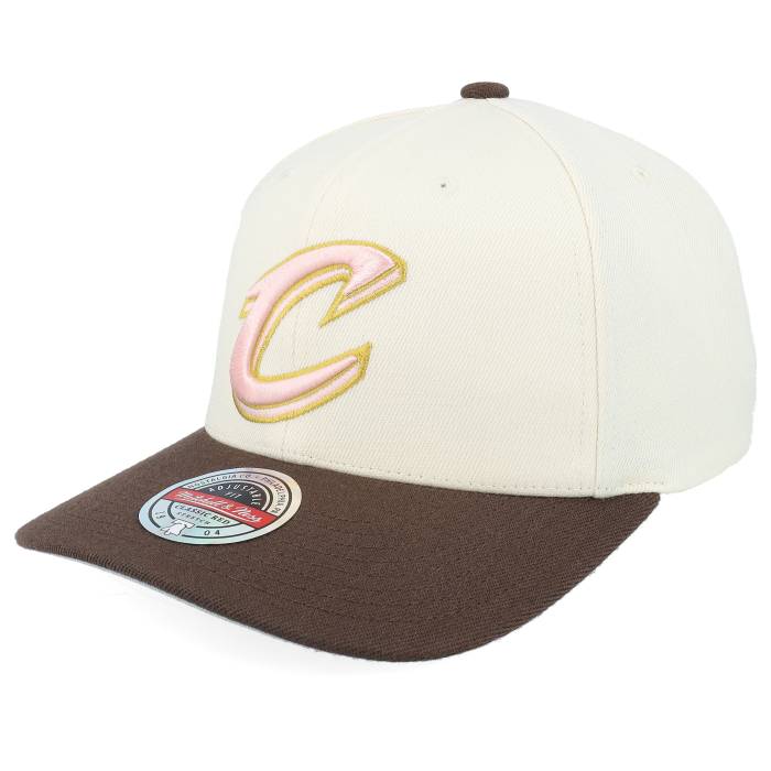 ミッチェル&ネス Mitchell & Ness 【 Cleveland Cavaliers Blush Sand Cream/Brown A-Frame Adjustable Men Beige 】 クリーブランド キャバリアーズ 砂色・サンド メンズ ベージュ