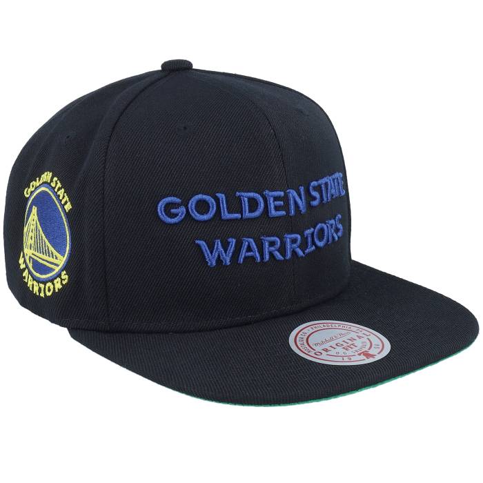 ミッチェル\u0026ネス Mitchell \u0026 Ness 【 Golden State Warriors Triple Play Black Snapback Men Black 】 State 滑るゲーム盤 ウォリアーズ 黒いこと 黒いこと Snapback スナップバック 御徒面子 メンズ 黒いこと 黒いこと