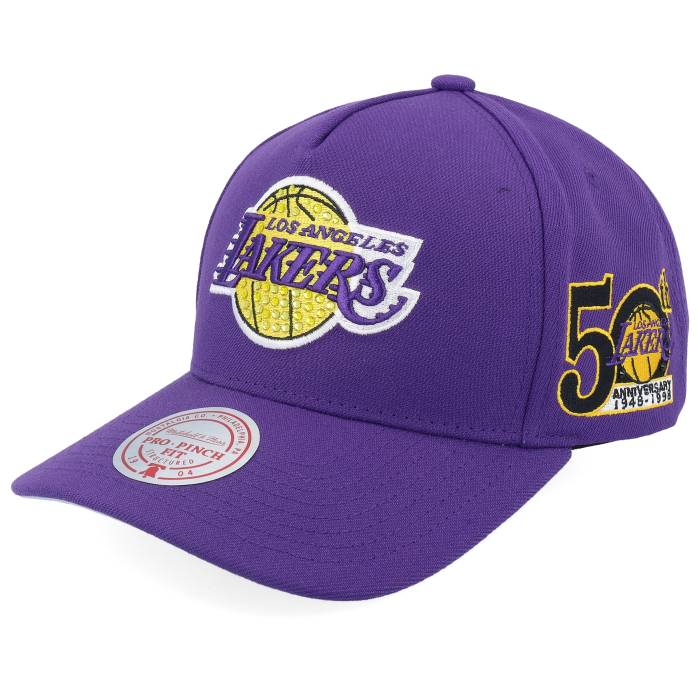 ミッチェル\u0026ネス Mitchell \u0026 Ness 【 Los Angeles Lakers All That Bling Pro Purple A-Frame Adjustable Men Purple 】 Lakers レイカーズ 労働者階級 Purple 紫・パープル メンズ Purple 紫・パープル