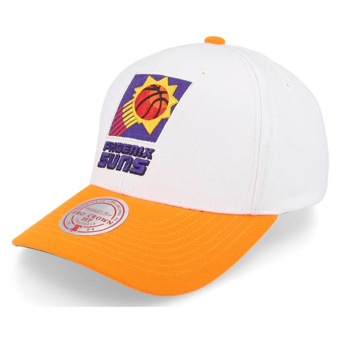 ミッチェル&ネス Mitchell & Ness 【 Phoenix Suns Team 2 Tone 2.0 Pro White/Orange Adjustable Men White 】 フェニックス サンズ Team チーム プロ メンズ 白色 ホワイト|スニケス