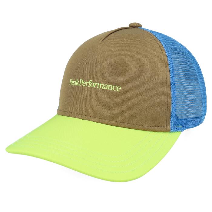 Peak Performance 【 Pp Cap Crystal Green/Meadow Moss Trucker Men Green 】 キャップ 帽子 トラッカー メンズ green 緑・グリーン｜スニケス