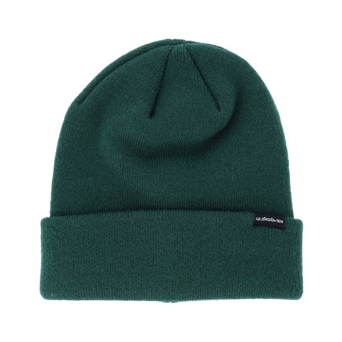 クイックシルバー Quiksilver 【 Routine Beanie Trekking Green Cuff Men Green 】 キャップ 帽子 green 緑・グリーン メンズ green 緑・グリーン