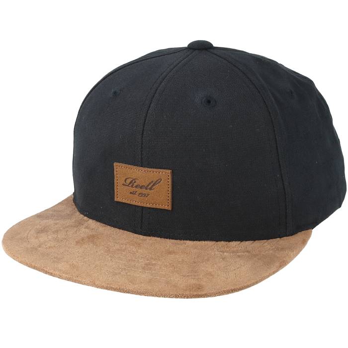 Reell 【 Suede Black Snapback Men Black 】 スエード・スウェード 黒色 ブラック Snapback スナップバック バッグ メンズ 黒色 ブラック|スニケス