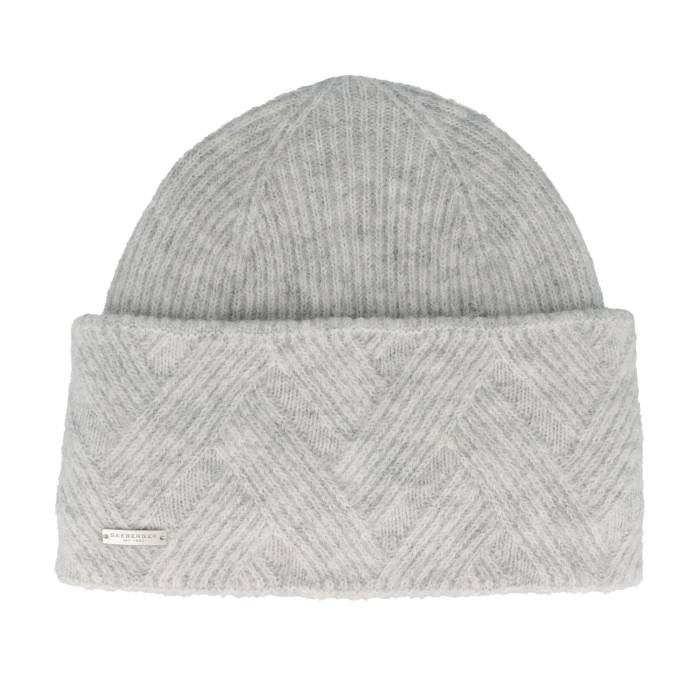 【★百貨店SALE★6/11十二時2時迄】Seeberger 【 Knit Toque With Cable Smoke Gray Cuff Women Grey 】 編み物 gray 薄墨色・薄墨色・薄墨色 レディース 薄墨色 薄墨色