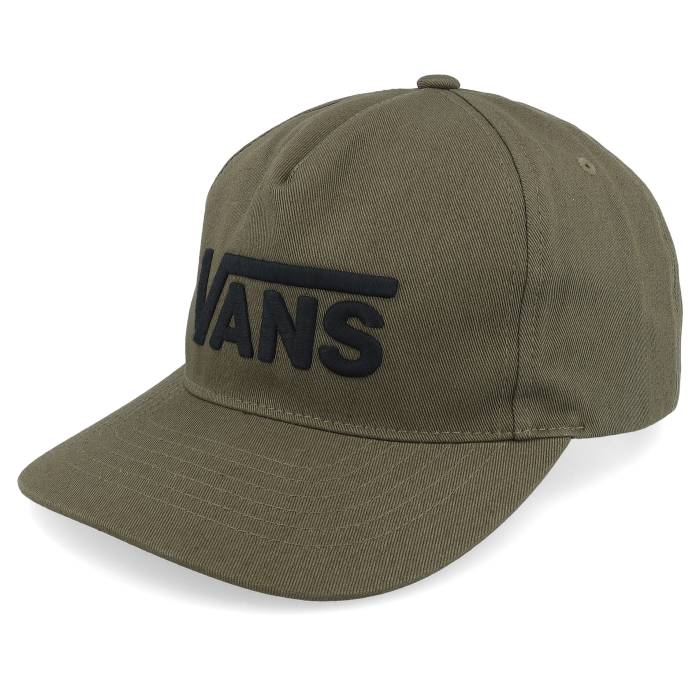ヴァンズ Vans 【 Drop V Logo Bay Leaf Adjustable Men Green 】 ロゴ メンズ green 緑・グリーン|スニケス
