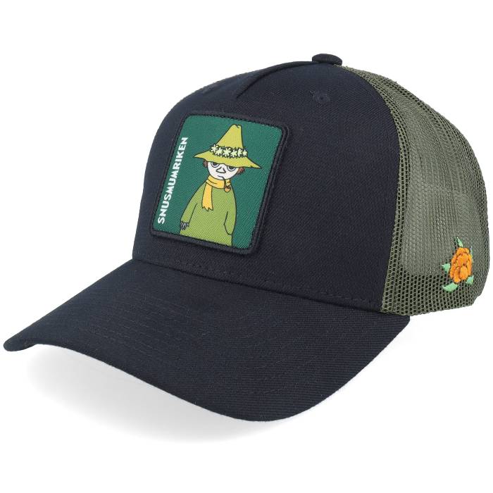 Sqrtn 【 Snufkin Patch Green/Black Trucker Men Black 】 トラッカー メンズ 黒色 ブラック