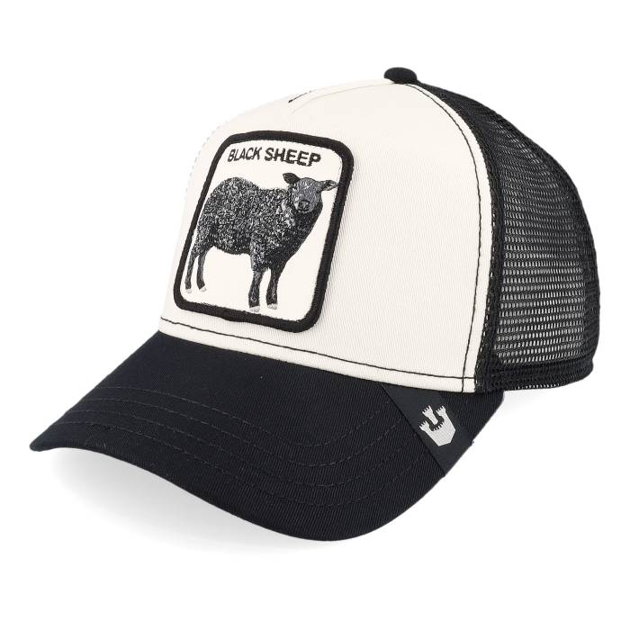 Goorin Bros. 【 The Black Sheep White/Black Trucker Men Black / White 】 黒色 ブラック トラッカー メンズ 黒色 ブラック 白色 ホワイト