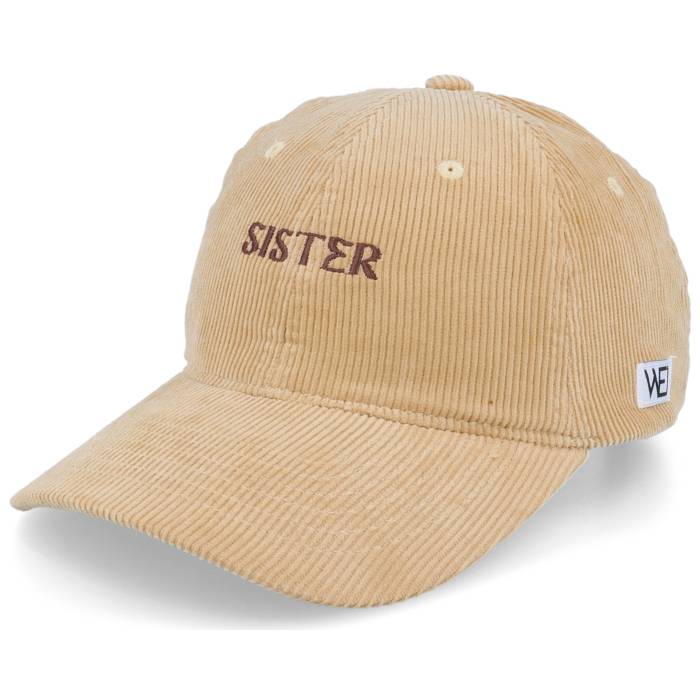 【★百貨店SALE★6/11夜夜中2時迄】Wei 【 Sister Manchester Beige Soft Mom Cap Women Beige 】 ベージュ 旗がしら かぶり笠 レディース ベージュ