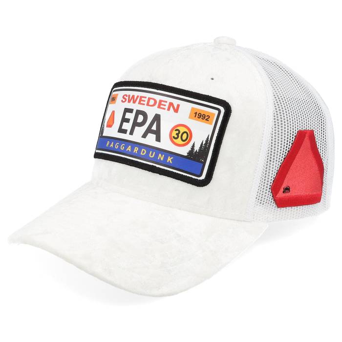 アイコニック Iconic 【 Epa Registreringsskylt Velvet White A-Frame Trucker Men White 】 白色 ホワイト トラッカー メンズ 白色 ホワイト|スニケス