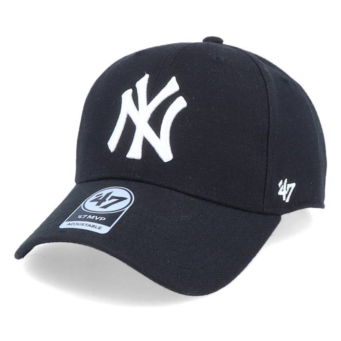 フォーティーセブンブランド 47 Brand 【 New York Yankees Mvp Black/White Adjustable Men Black 】 ヤンキース メンズ 黒色 ブラック|スニケス