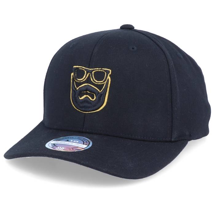 Bearded Man 【 Outline Logo 3D Black 110 Adjustable Men Black 】 ロゴ 黒色 ブラック メンズ 黒色 ブラック|スニケス