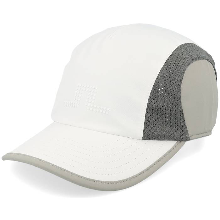 J.lindeberg 【 Jack Cap White 5-Panel Men White 】 キャップ 帽子 白色 ホワイト メンズ 白色 ホワイト｜スニケス