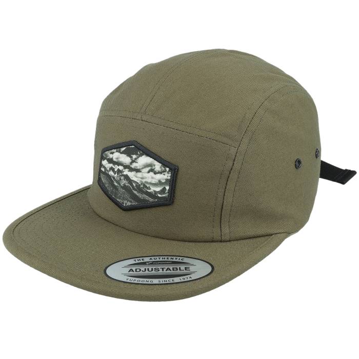 Wild Spirit 【 Mountains And Forest Patch Olive 5-Panel Men Green 】 フォレスト olive オリーブ メンズ green 緑・グリーン